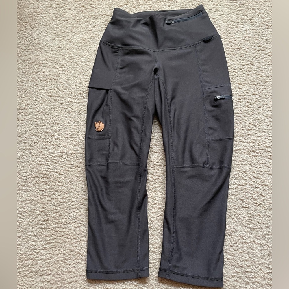 Nwot Fjallraven women’s xxs cropped tights gray